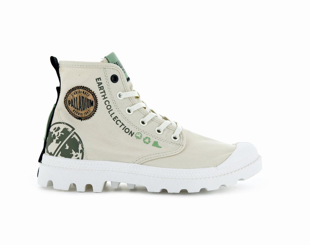 Palladium Pampa Organic Metro Damen Stiefel Khaki ||734209-AKQ||